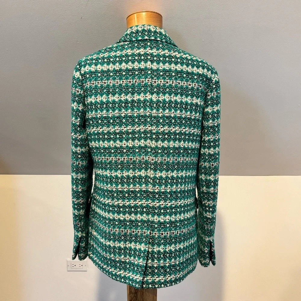 J. Crew Collection boyfriend blazer in Italian jacquard wool tweed